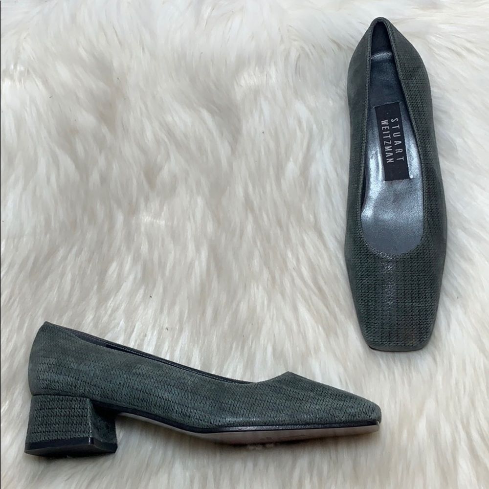 Stuart Weitzman Sueded Low Heels US Size 7